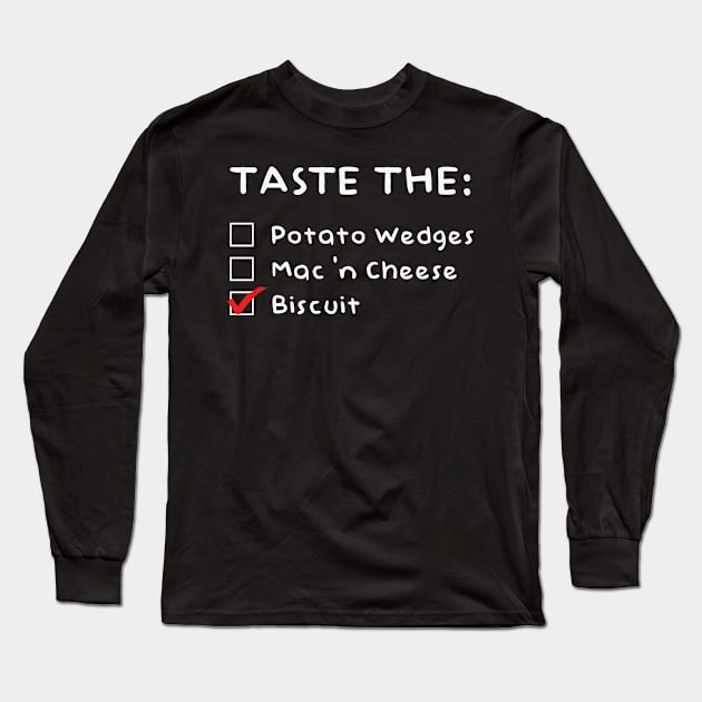 taste the biscuit Long Sleeve T-Shirt by Pandans